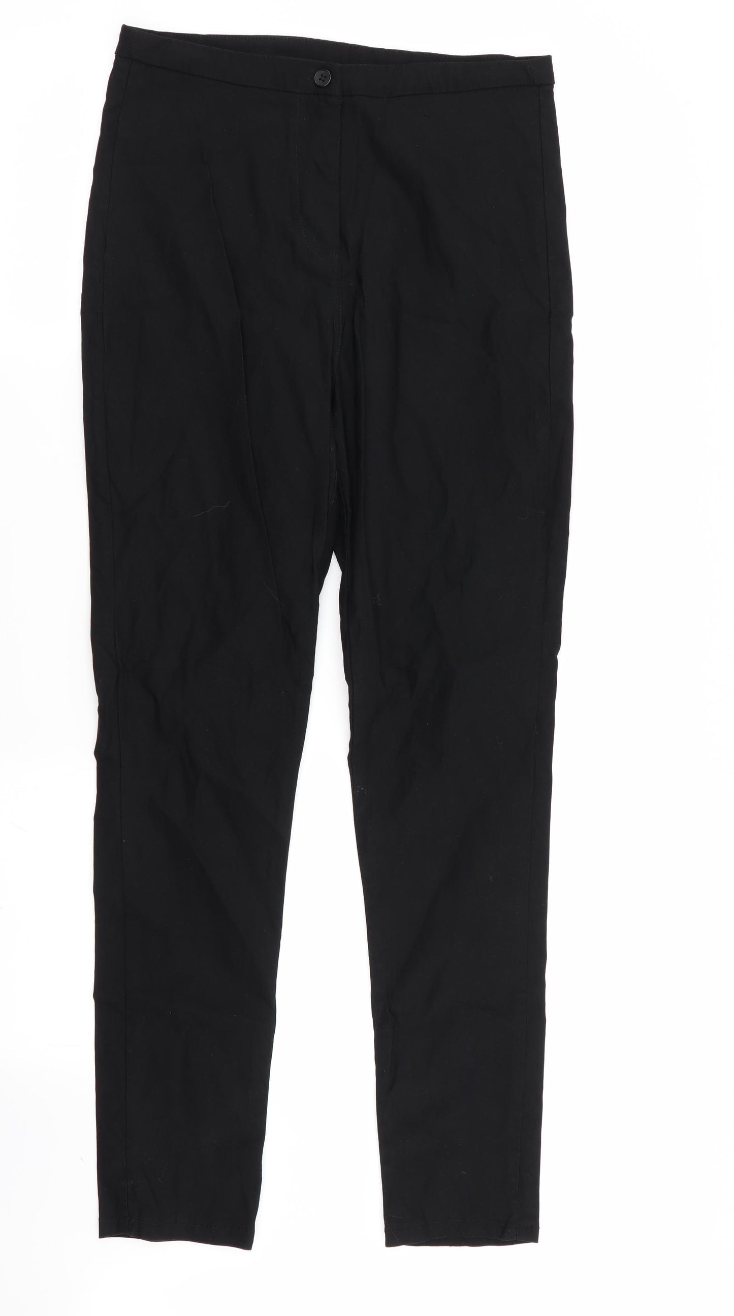 Select Womens Black   Trousers  Size 14 L28 in