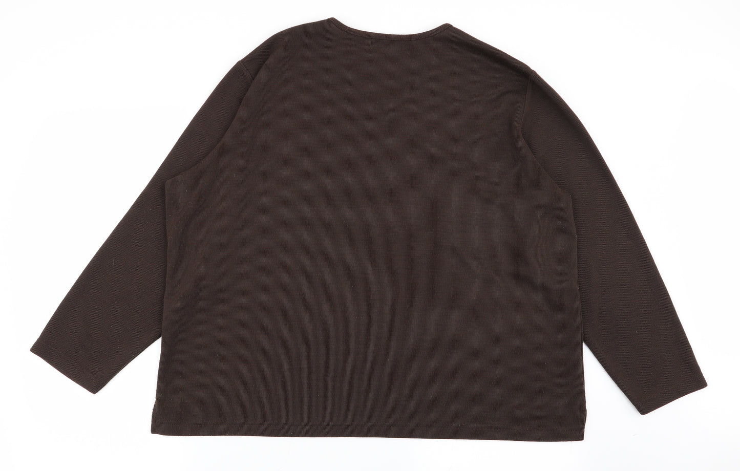 Bonmarché Womens Brown   Pullover Jumper Size XL