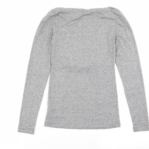 M&S Womens Grey   Basic T-Shirt Size 12