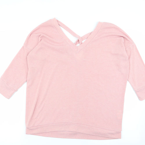 River Island Womens Pink   Pullover Jumper Size 10