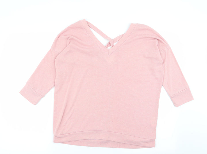 River Island Womens Pink   Pullover Jumper Size 10