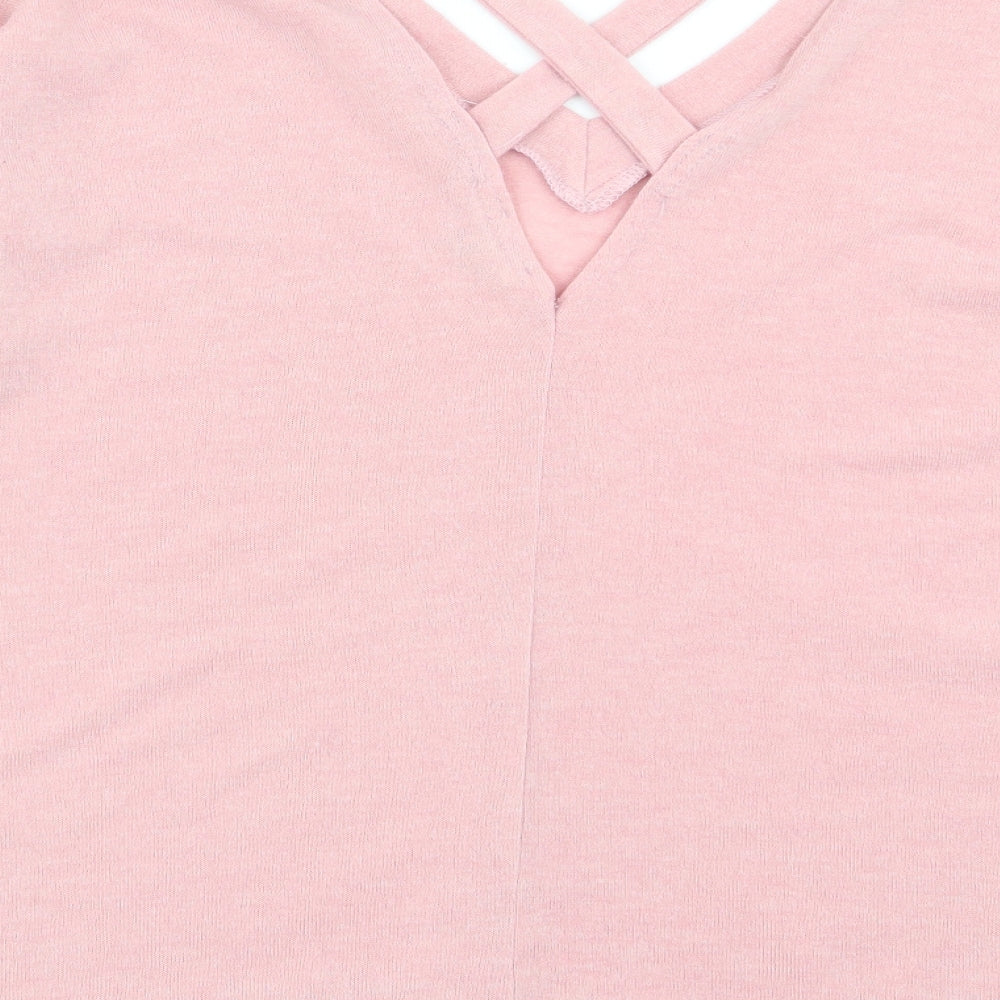 River Island Womens Pink   Pullover Jumper Size 10