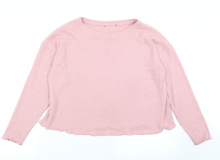New Look Womens Pink Basic T-Shirt Size S