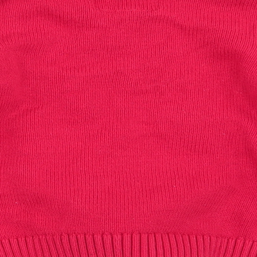 F&F Boys Red   Pullover Jumper Size 9-12 Months  - christmas