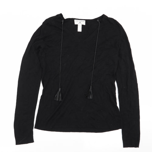 Rick Cardona Womens Black   Pullover Jumper Size 12
