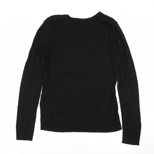 Rick Cardona Womens Black   Pullover Jumper Size 12