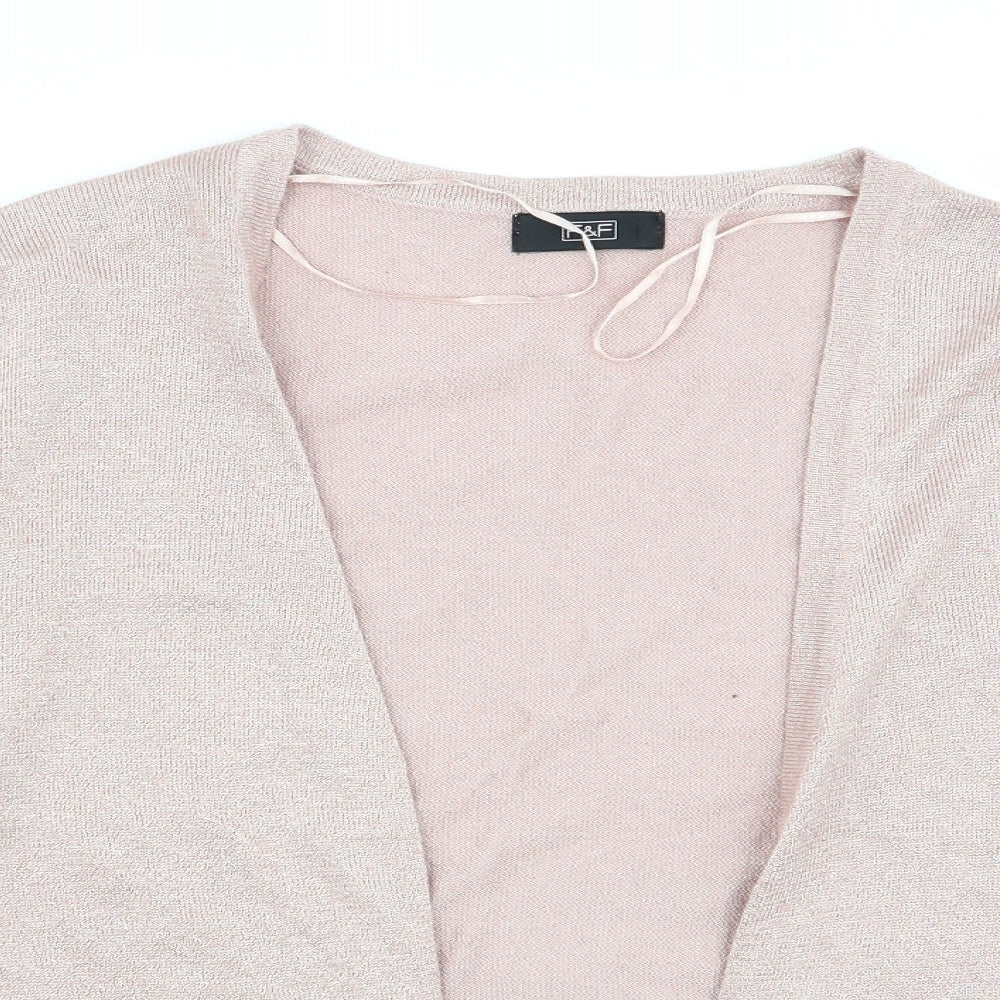 F&F Womens Pink   Cardigan Jumper Size 16
