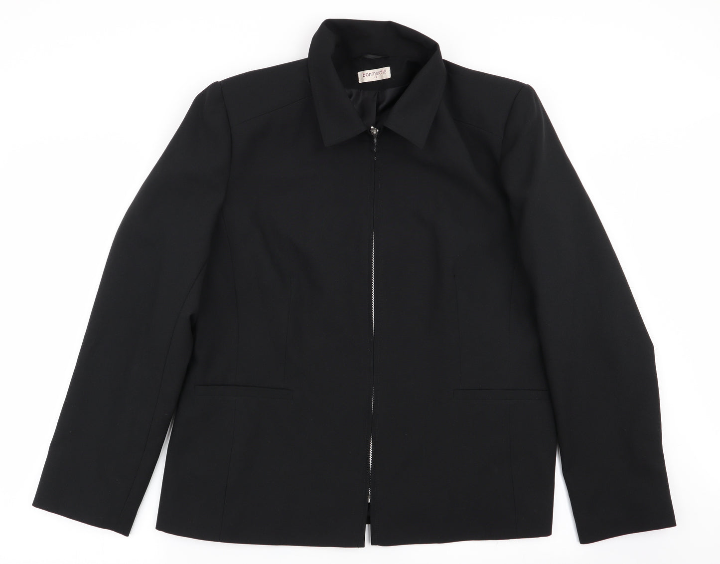 Bonmarché Womens Black   Jacket Blazer Size 18