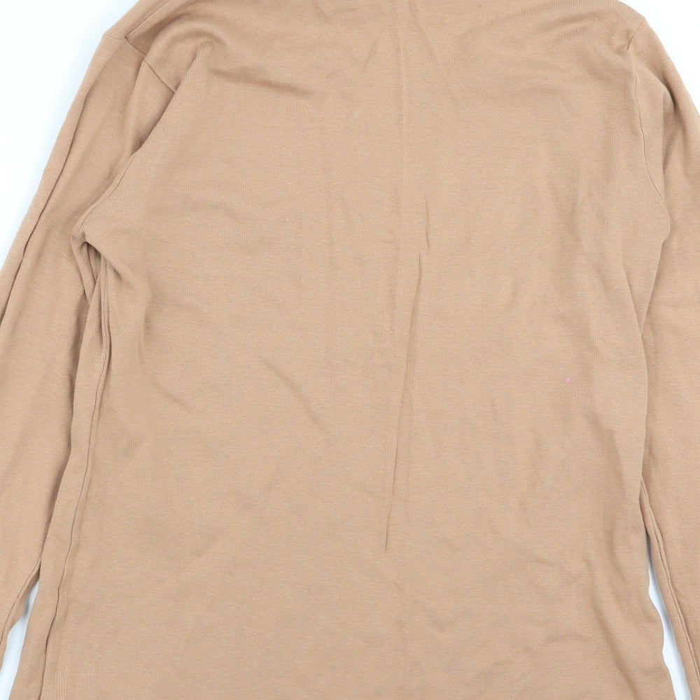 Peacocks Womens Beige   Basic T-Shirt Size 16