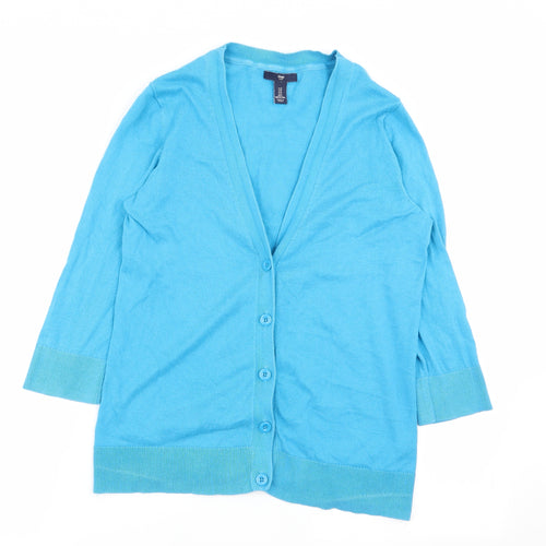 Gap Womens Blue   Cardigan Jumper Size S