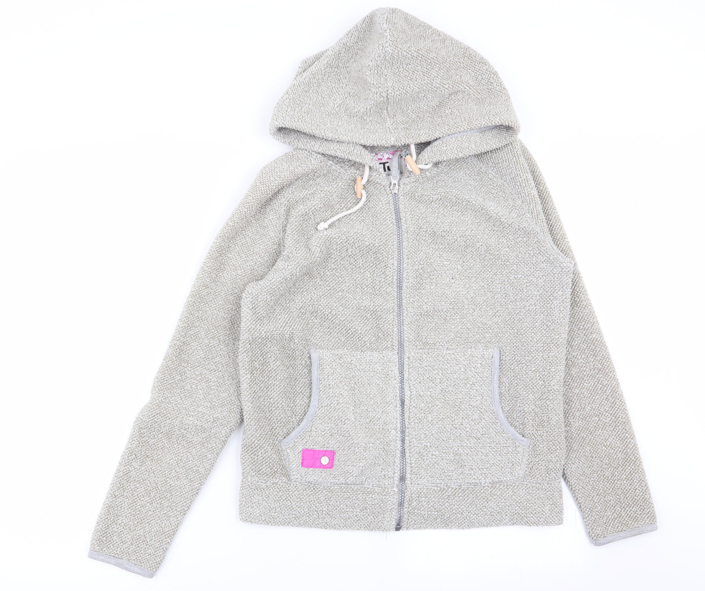 TU Womens Beige   Full Zip Jumper Size 8