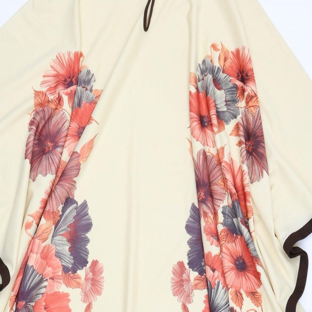 St Michael Womens Yellow Floral  Kaftan  Size 12