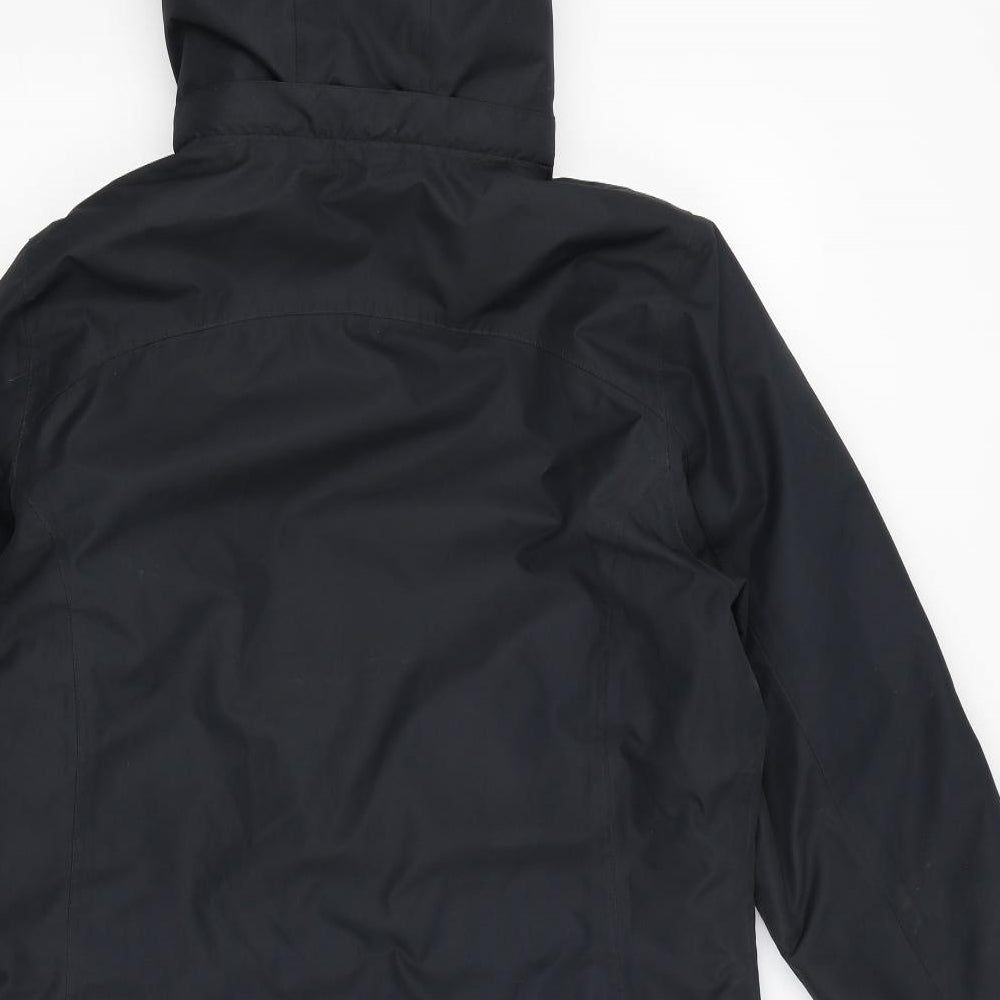 Aubrion Womens Black   Rain Coat Coat Size L