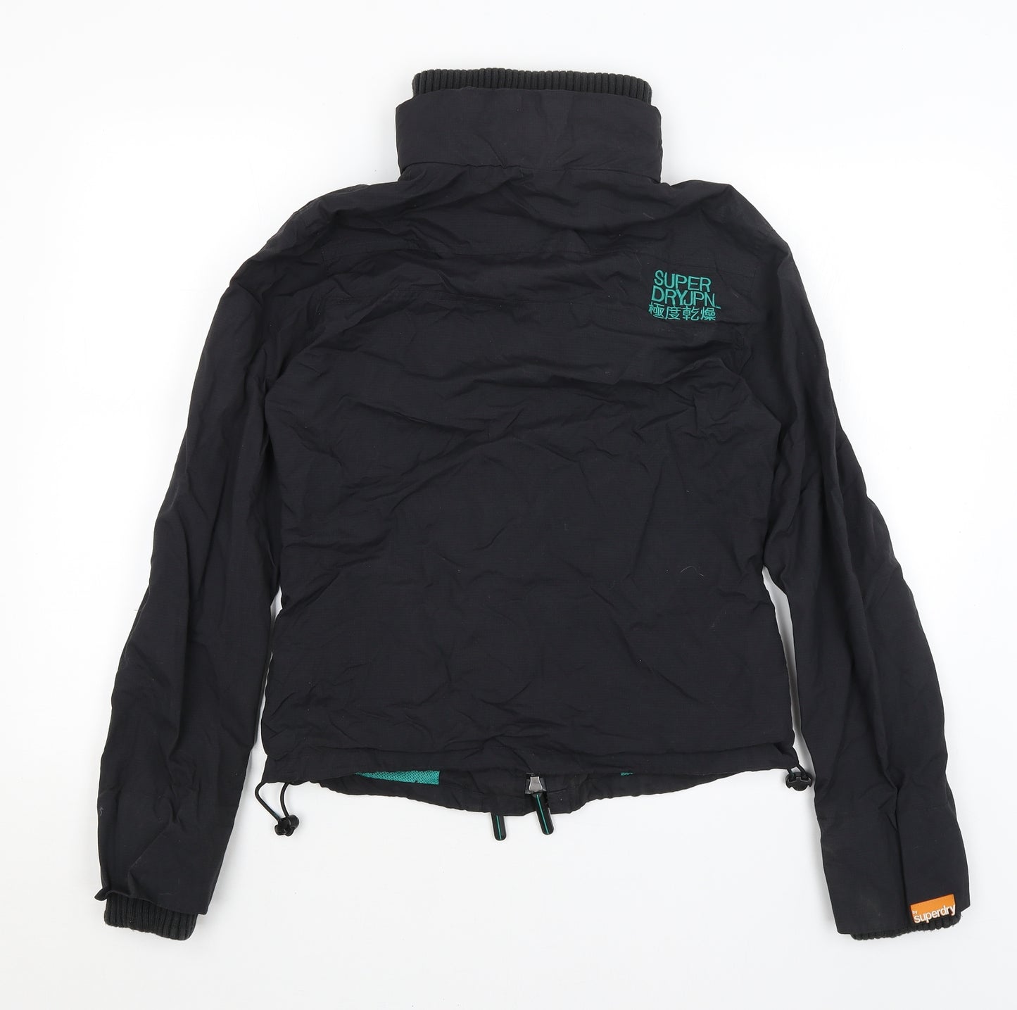 Superdry Mens Black   Rain Coat Coat Size M