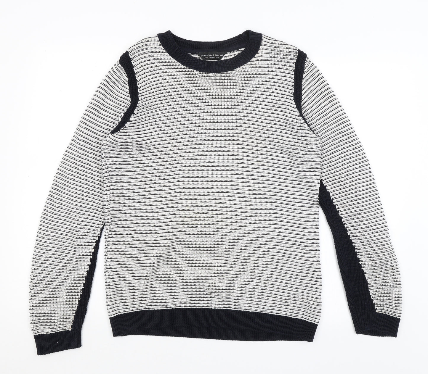 Dorothy Perkins Womens White   Pullover Jumper Size 10