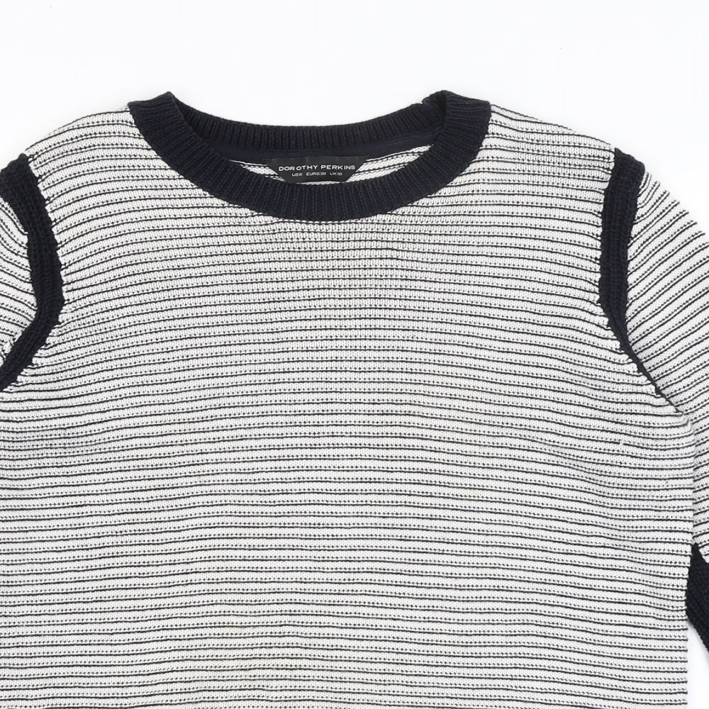 Dorothy Perkins Womens White   Pullover Jumper Size 10