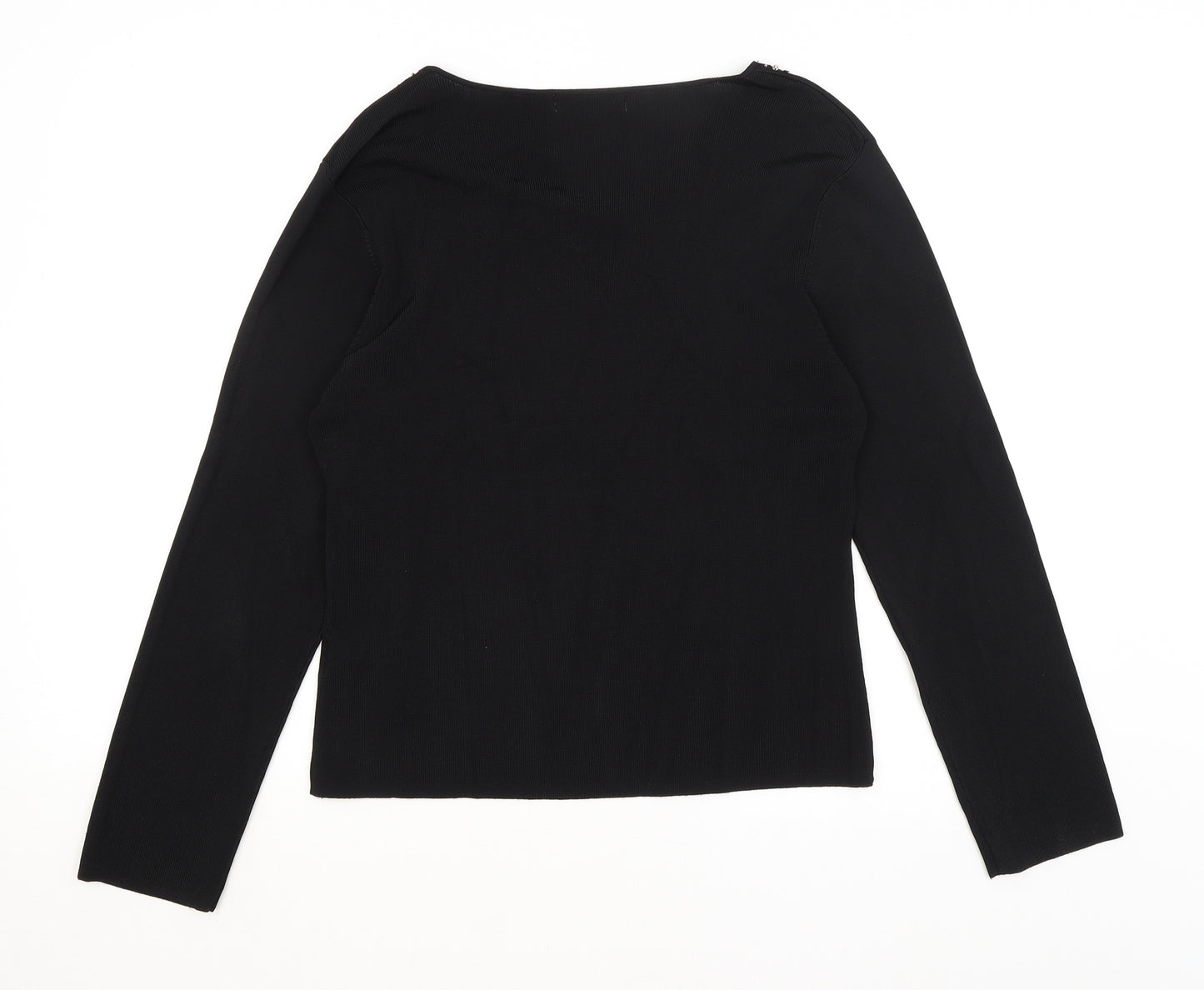 Klass Womens Black   Basic T-Shirt Size L