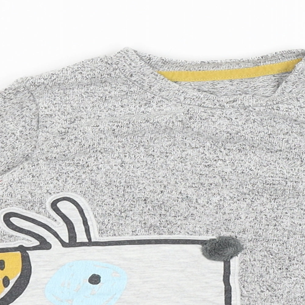 F&F Baby Grey   Basic T-Shirt Size 18-24 Months  - Dog