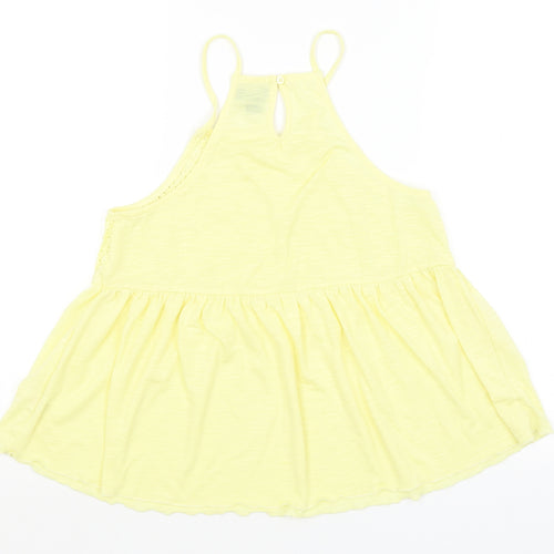 Primark Womens Yellow   Basic Tank Size S