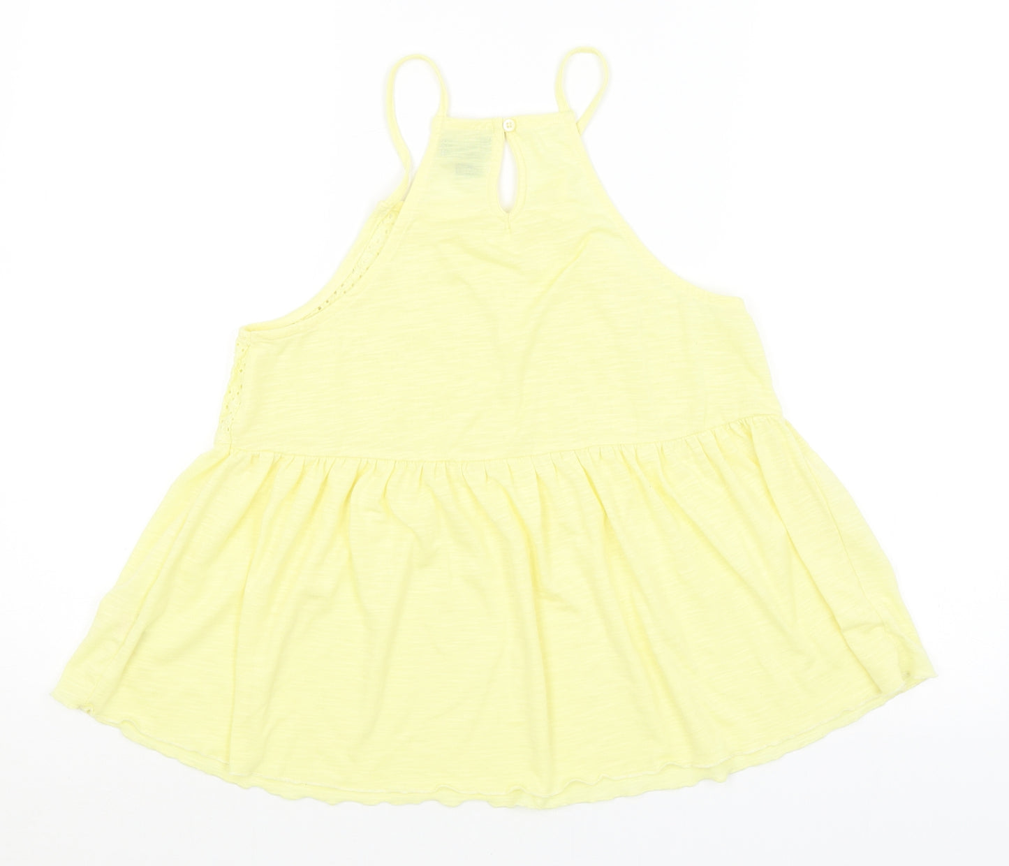 Primark Womens Yellow   Basic Tank Size S