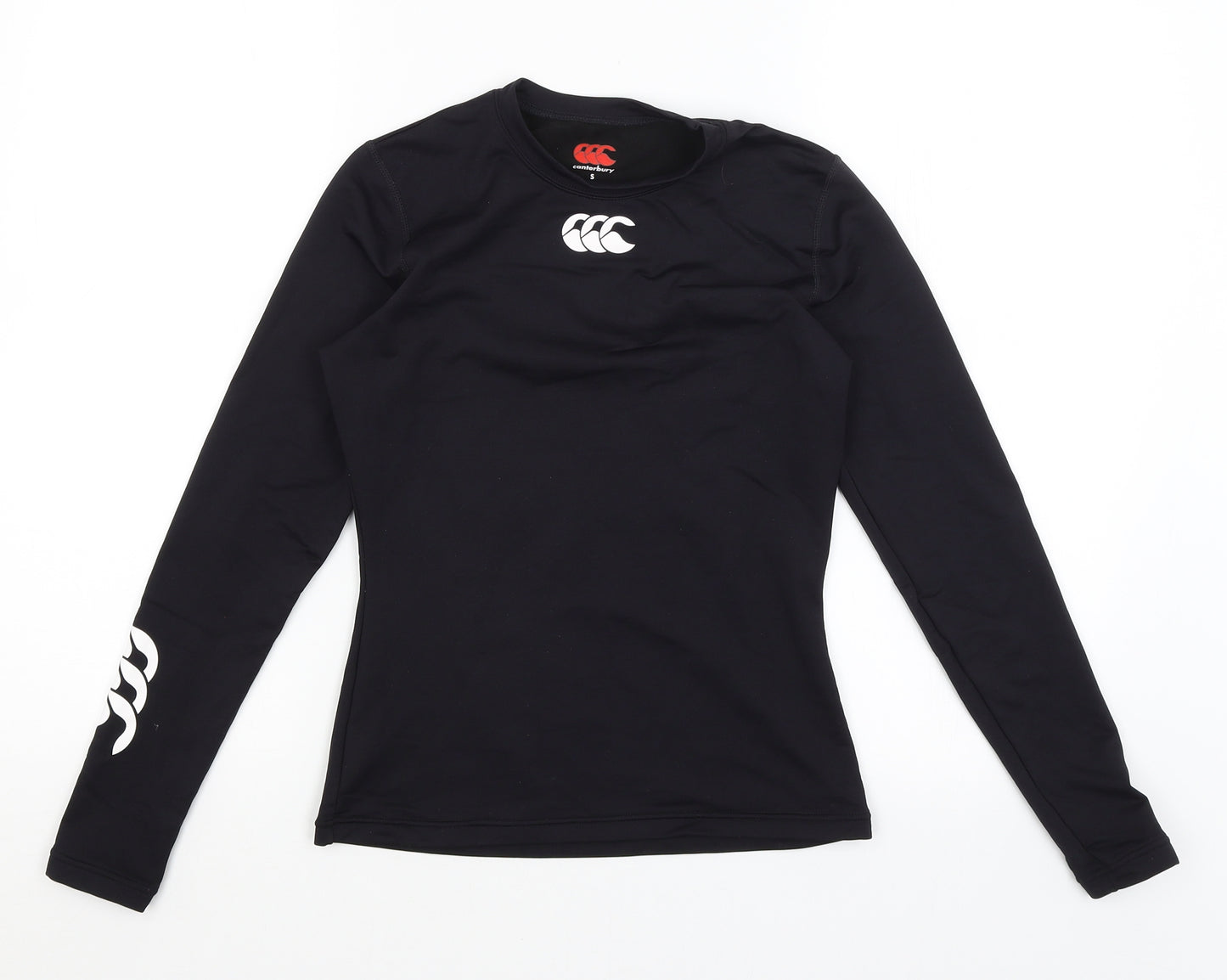 Canterbury Womens Black   Basic T-Shirt Size S