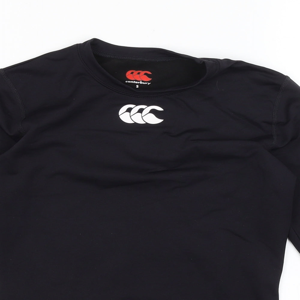 Canterbury Womens Black   Basic T-Shirt Size S