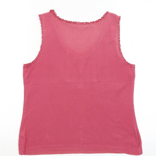 Casual Club Womens Pink   Basic Tank Size 14