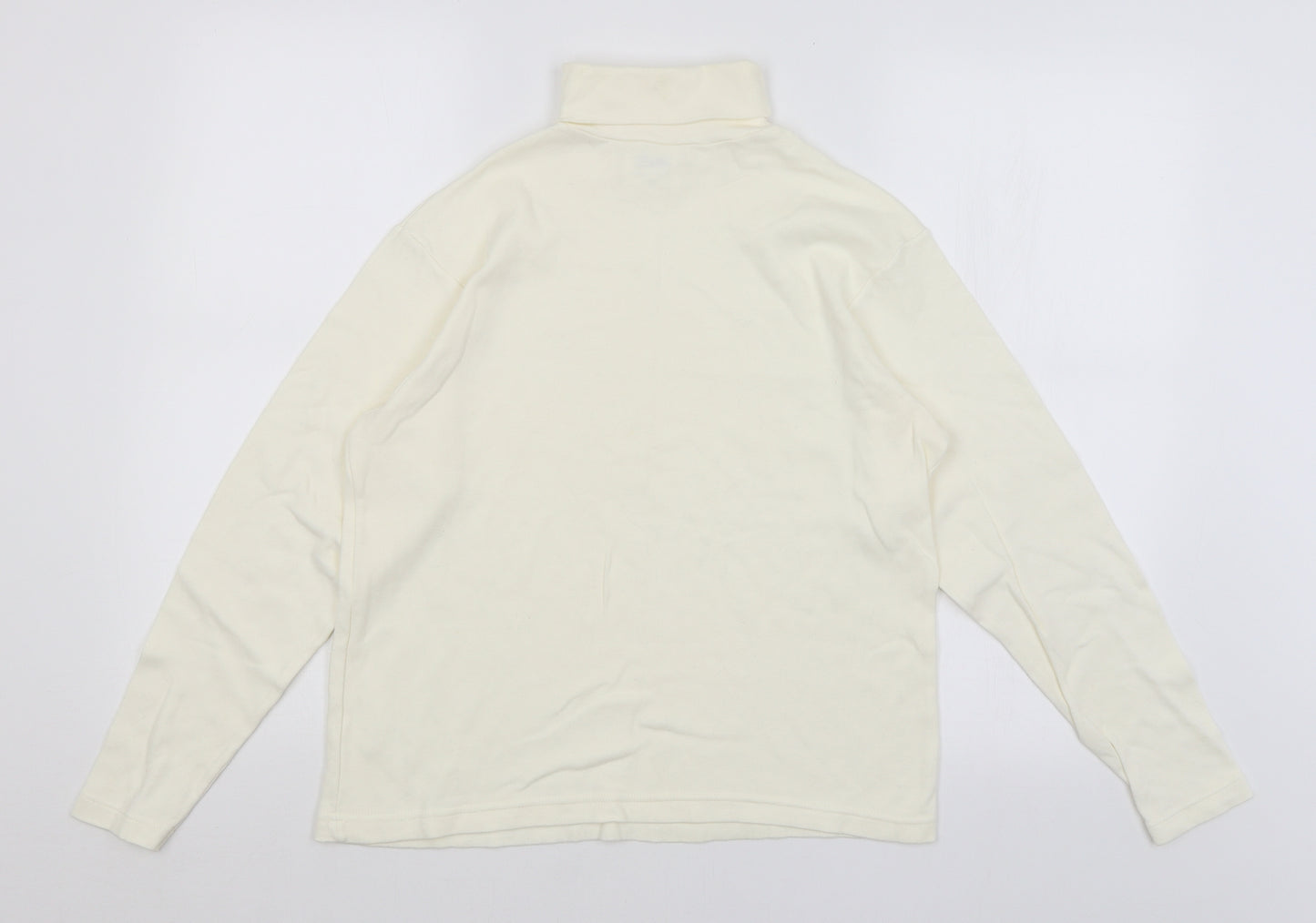 Brettles Womens Ivory   Basic T-Shirt Size XL
