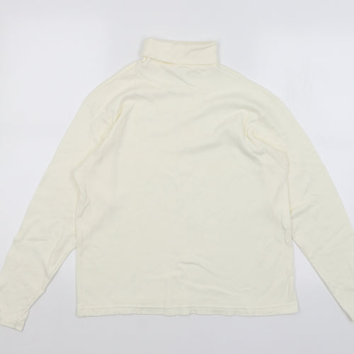 Brettles Womens Ivory   Basic T-Shirt Size XL