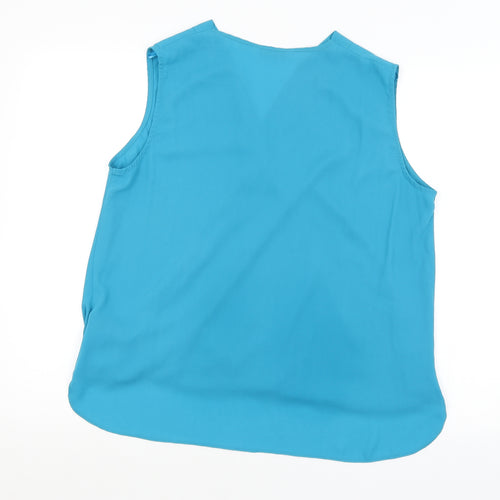 George Womens Blue   Basic Blouse Size 14
