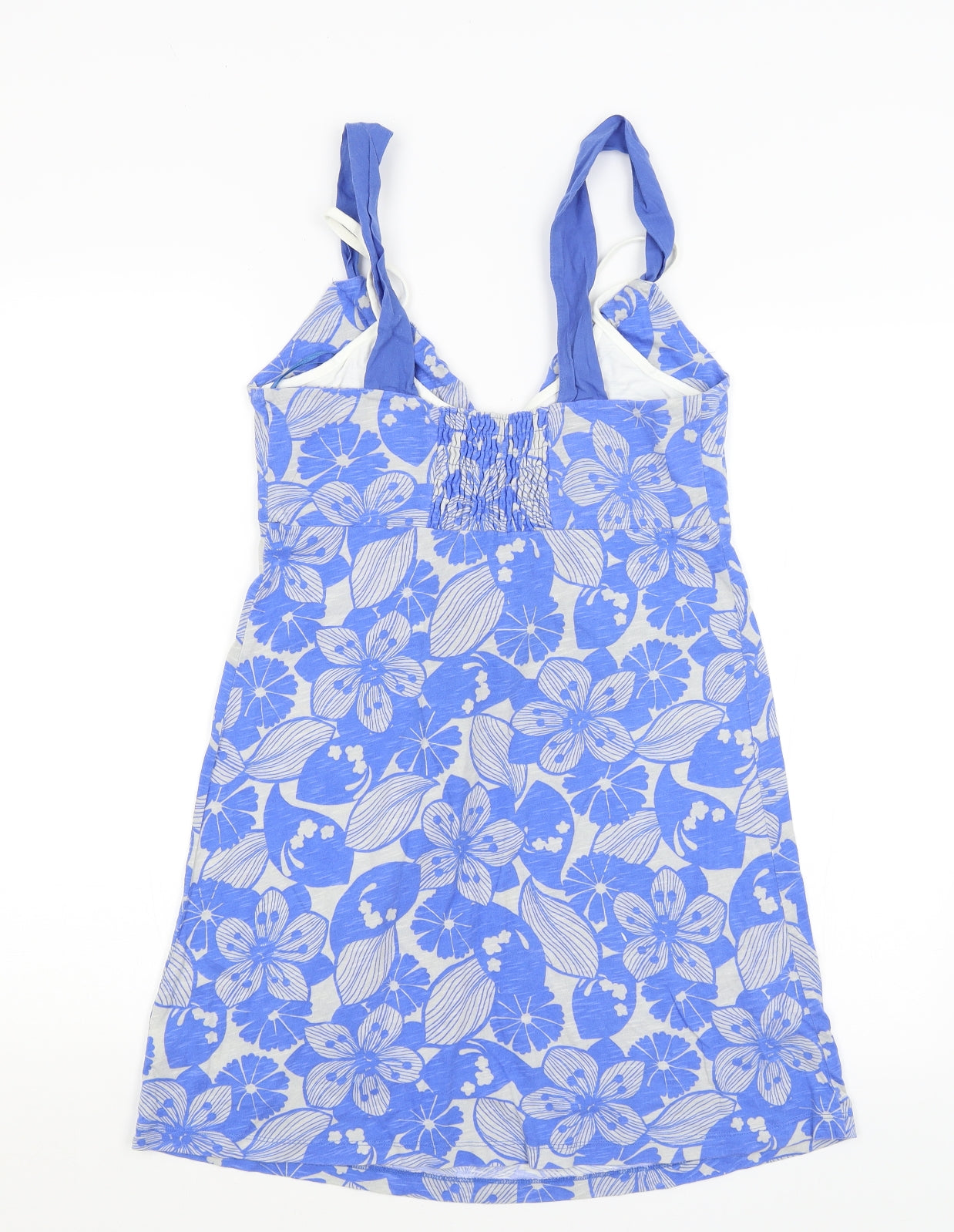 NEXT Womens Blue Floral  Basic Tank Size 14
