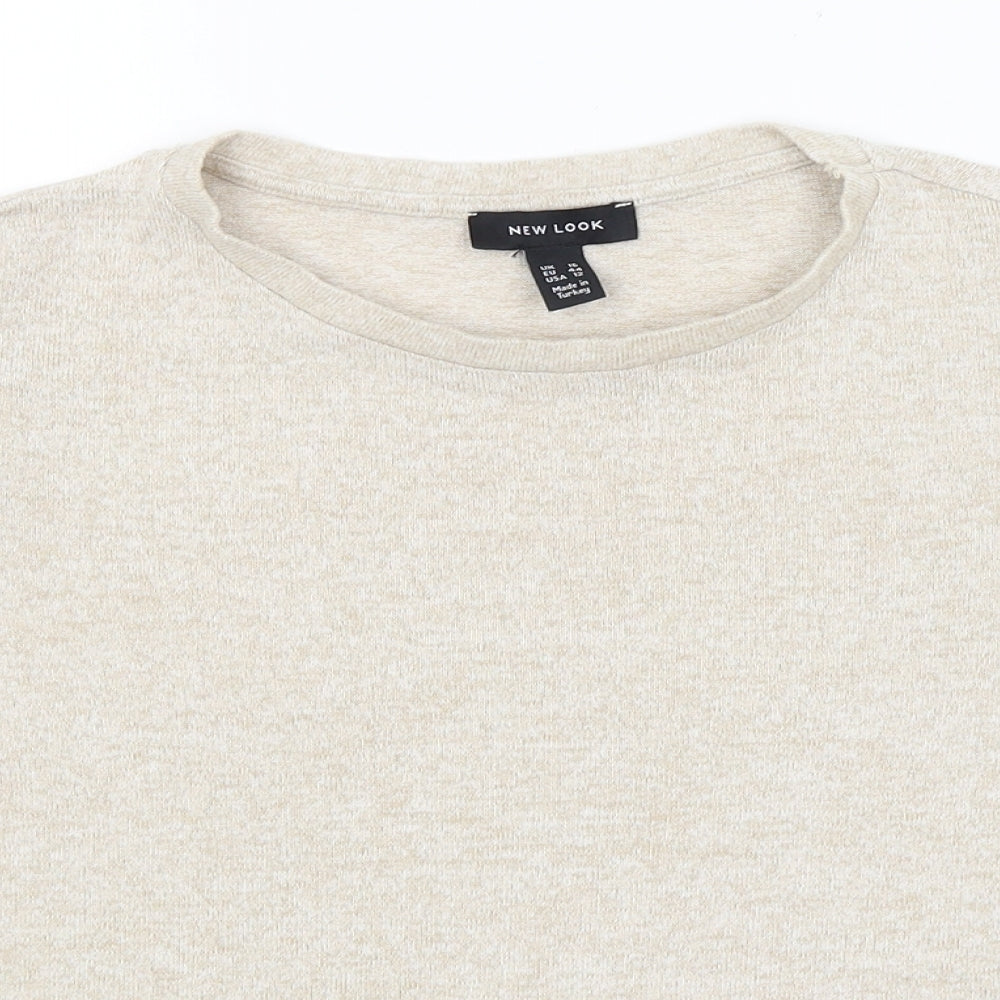 New Look Womens Beige   Basic T-Shirt Size 16