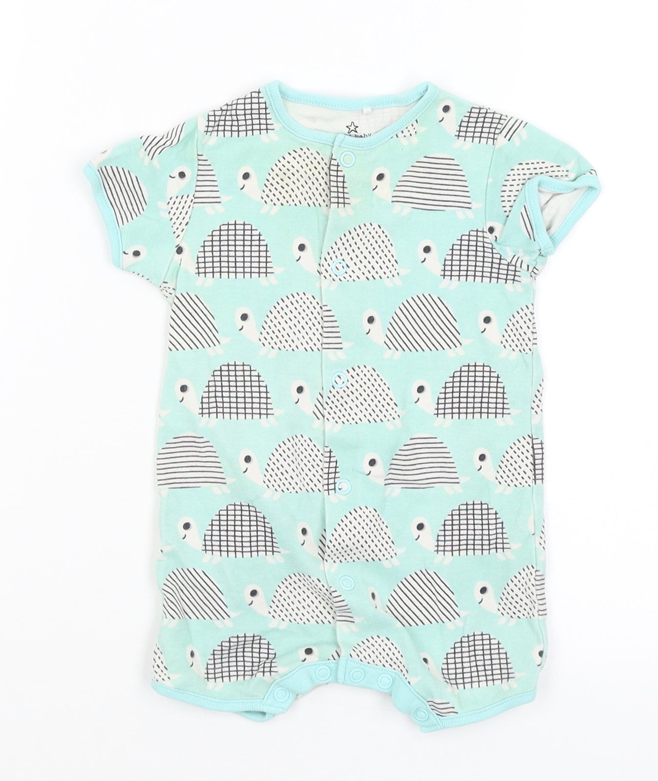 NEXT Baby Blue   Romper One-Piece Size 3-6 Months  - Tortoises