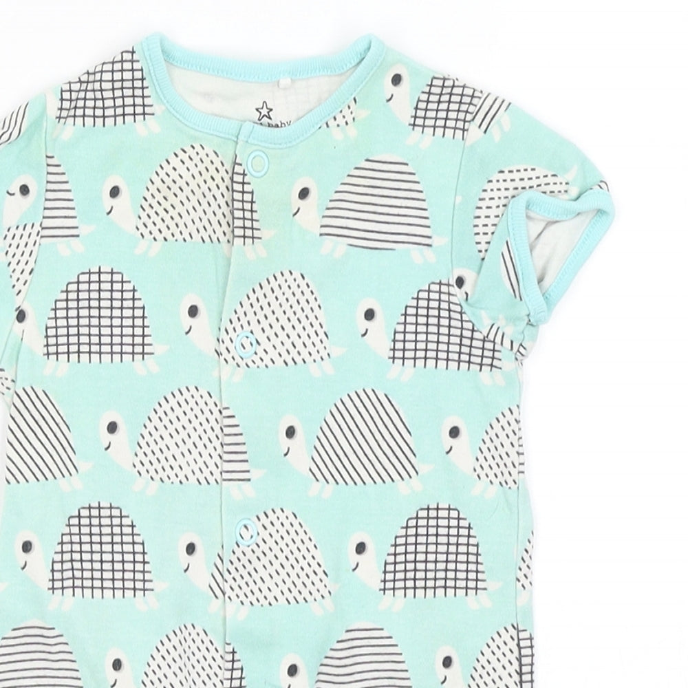 NEXT Baby Blue   Romper One-Piece Size 3-6 Months  - Tortoises