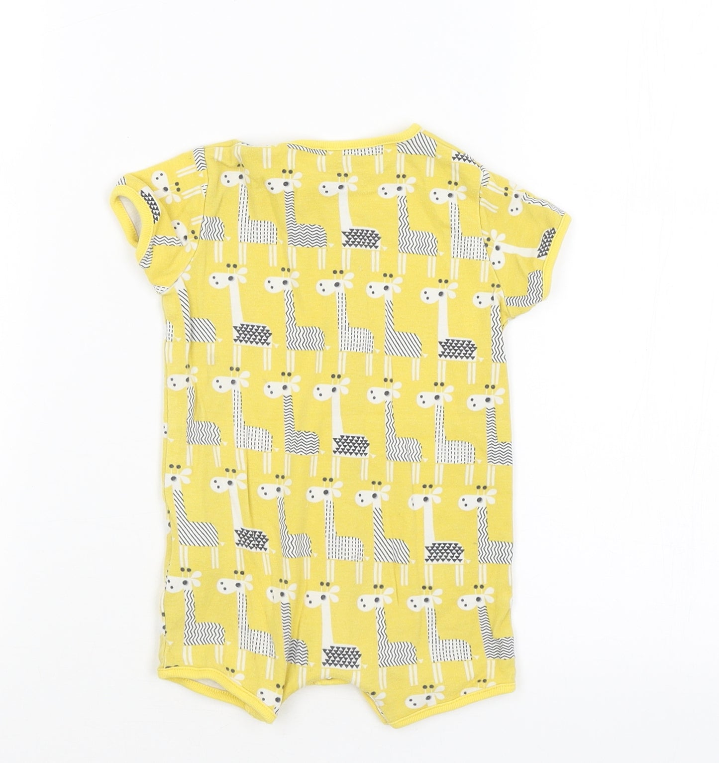 NEXT Baby Yellow   Romper One-Piece Size 3-6 Months  - Giraffes