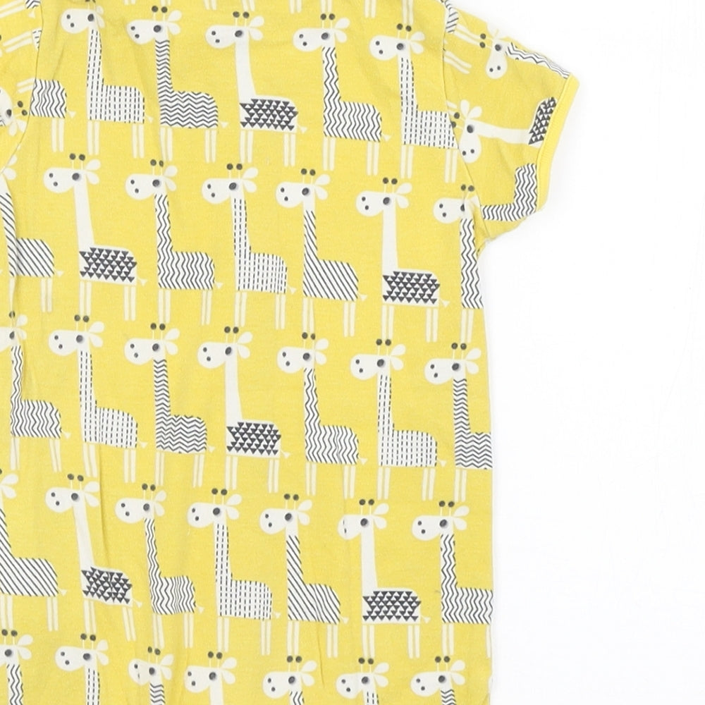 NEXT Baby Yellow   Romper One-Piece Size 3-6 Months  - Giraffes