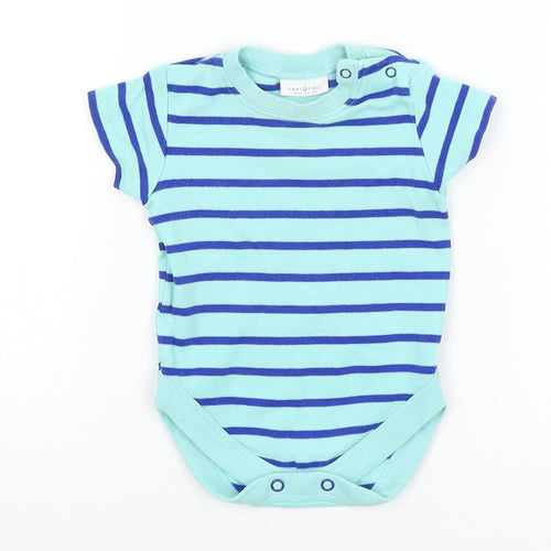 NEXT Baby Blue Striped  Romper One-Piece Size 0-3 Months