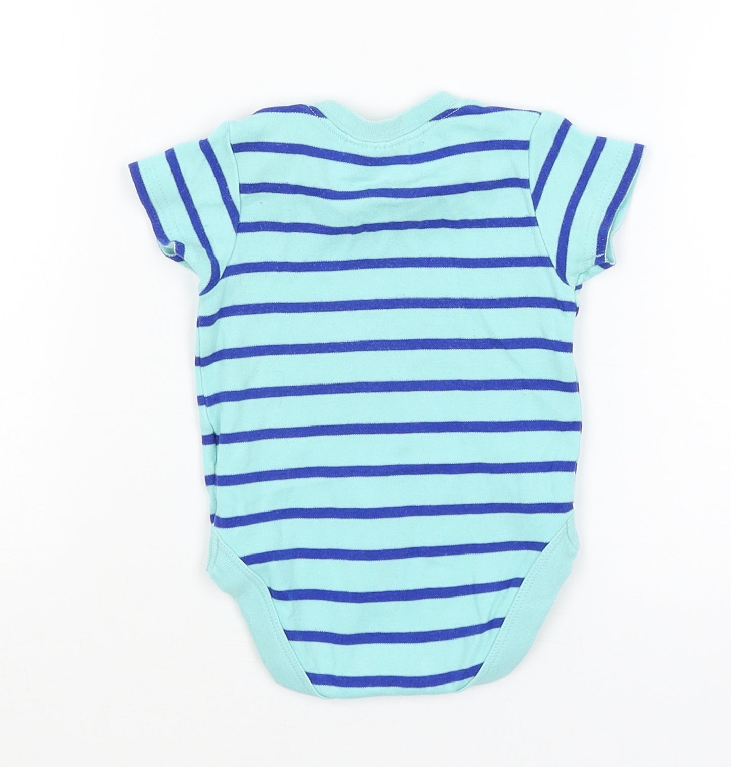 NEXT Baby Blue Striped  Romper One-Piece Size 0-3 Months