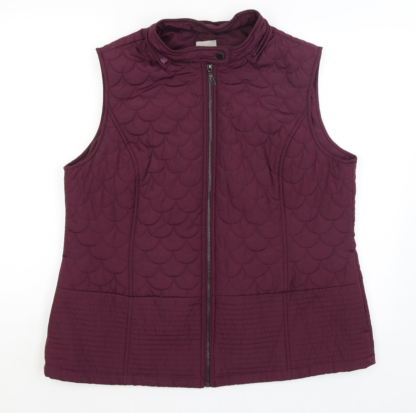 TU Womens Purple   Gilet Coat Size 18