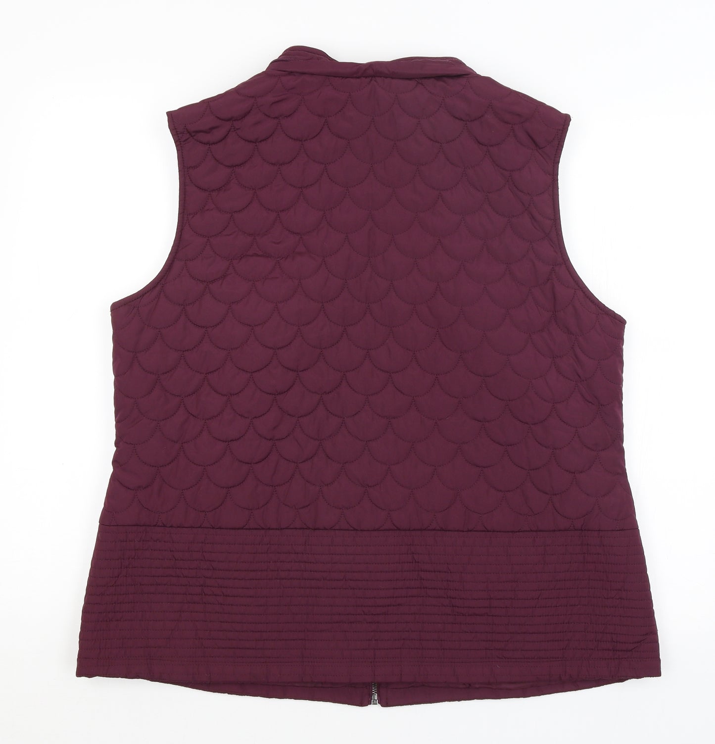 TU Womens Purple   Gilet Coat Size 18