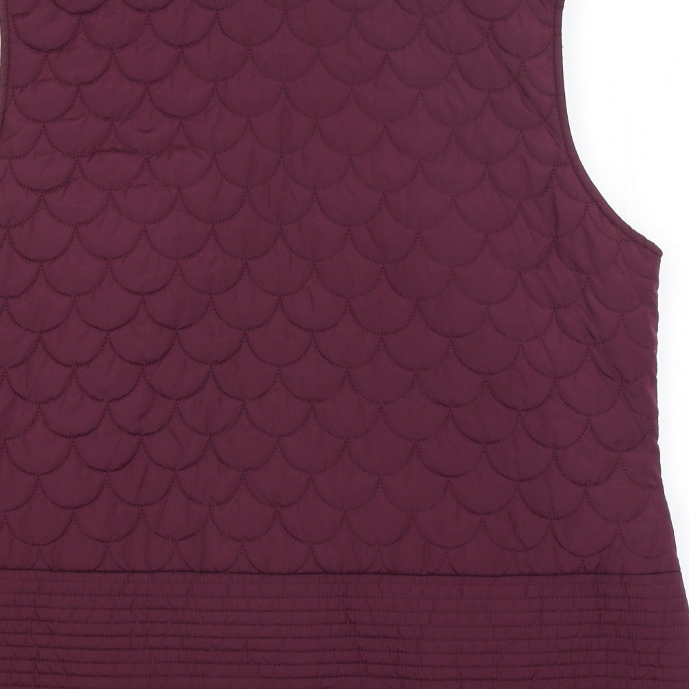 TU Womens Purple   Gilet Coat Size 18