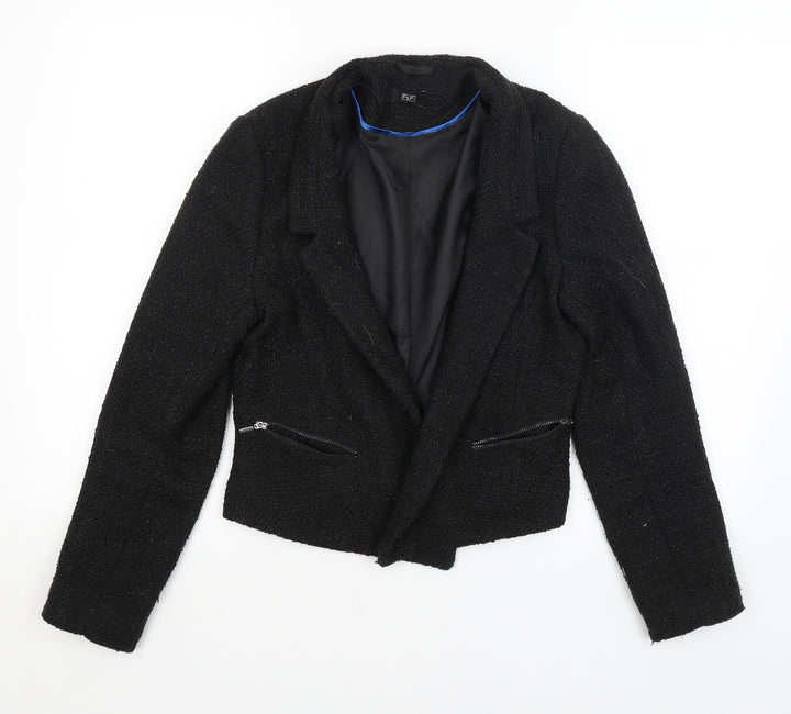 F&F Womens Black Jacket Blazer Size 12