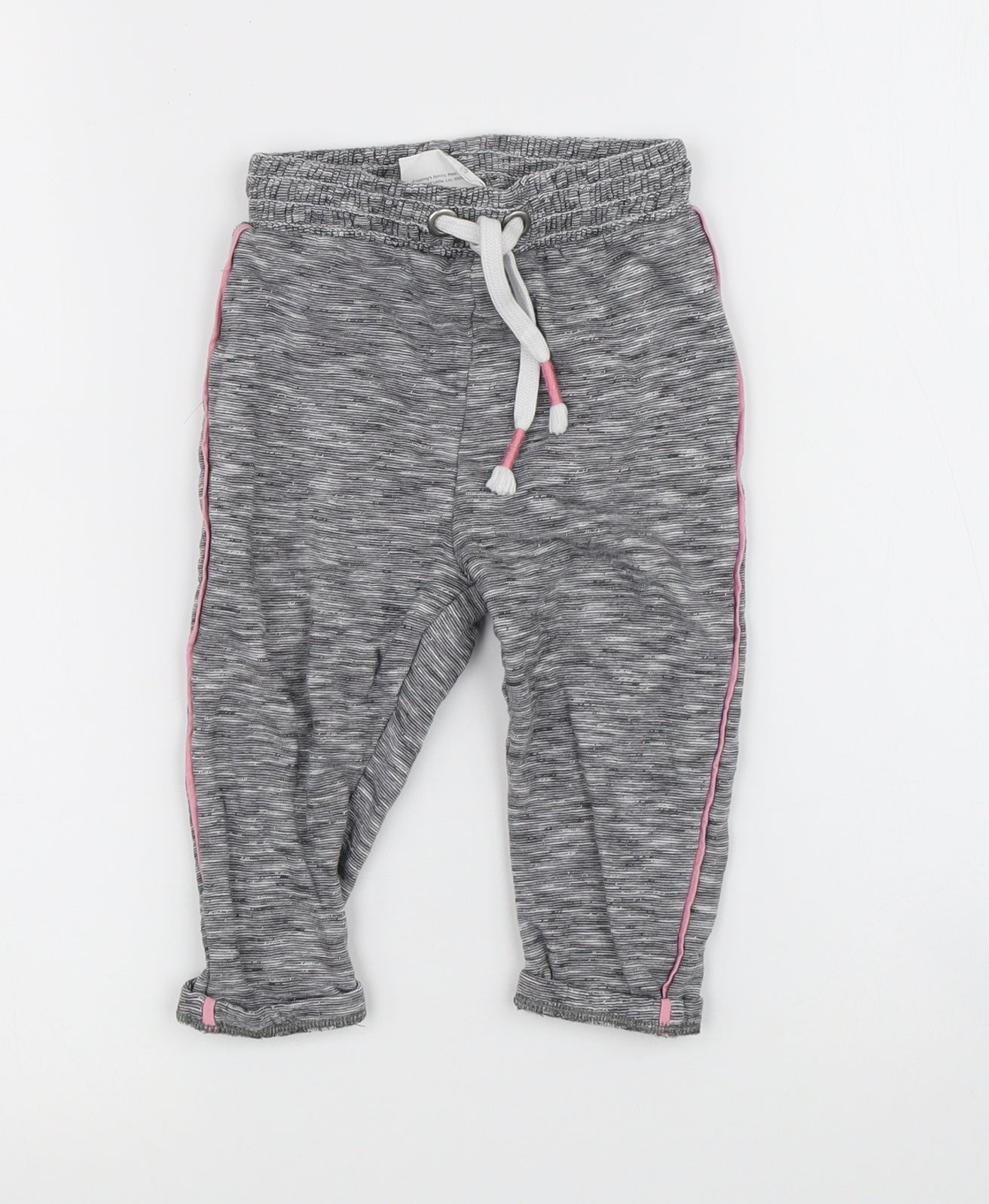 Topo Mini Girls Grey   Jogger Leggings Size 12 Months