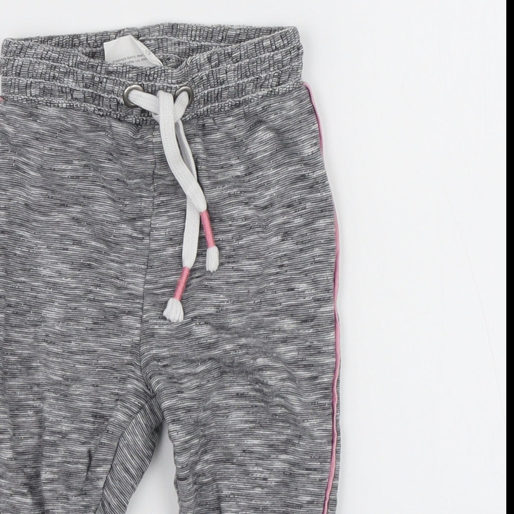 Topo Mini Girls Grey   Jogger Leggings Size 12 Months