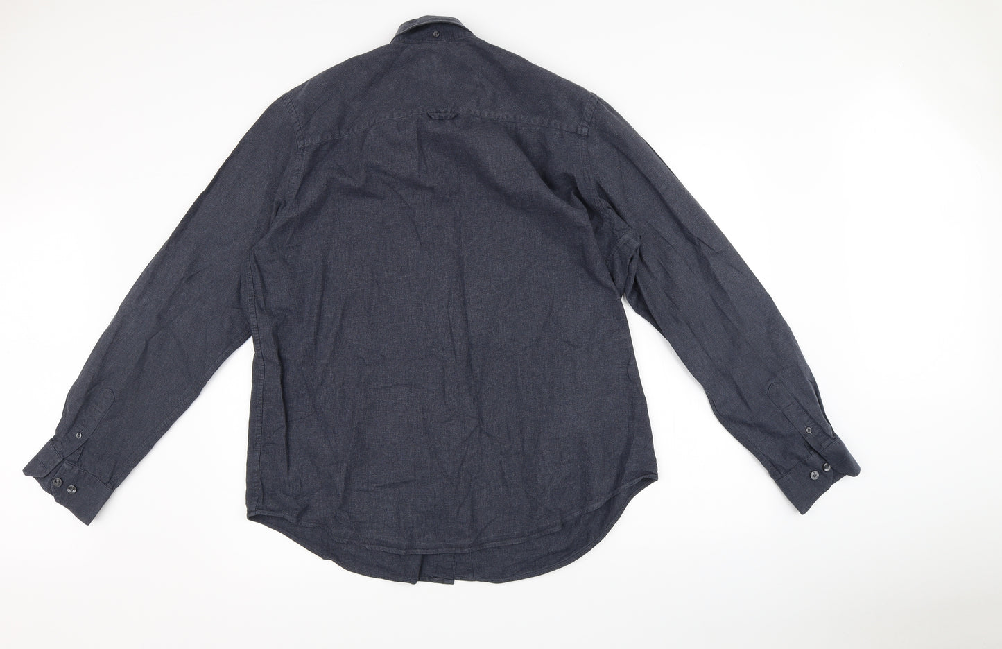 John Lewis Mens Grey    Button-Up Size XL