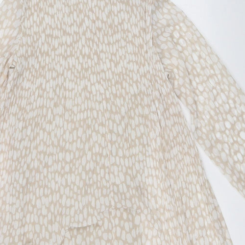 J&L Womens Beige Polka Dot  Shift  Size 8