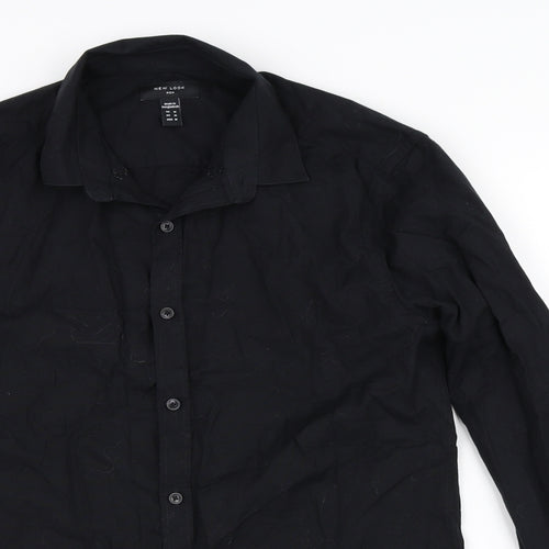 New Look Mens Beige    Button-Up Size M