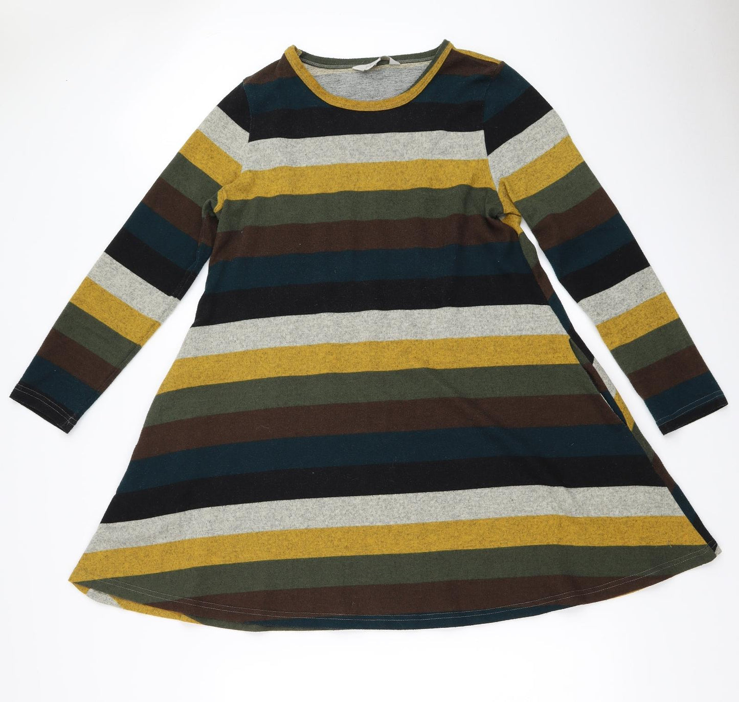 Apricot Womens Multicoloured Striped  Jumper Dress  Size 12