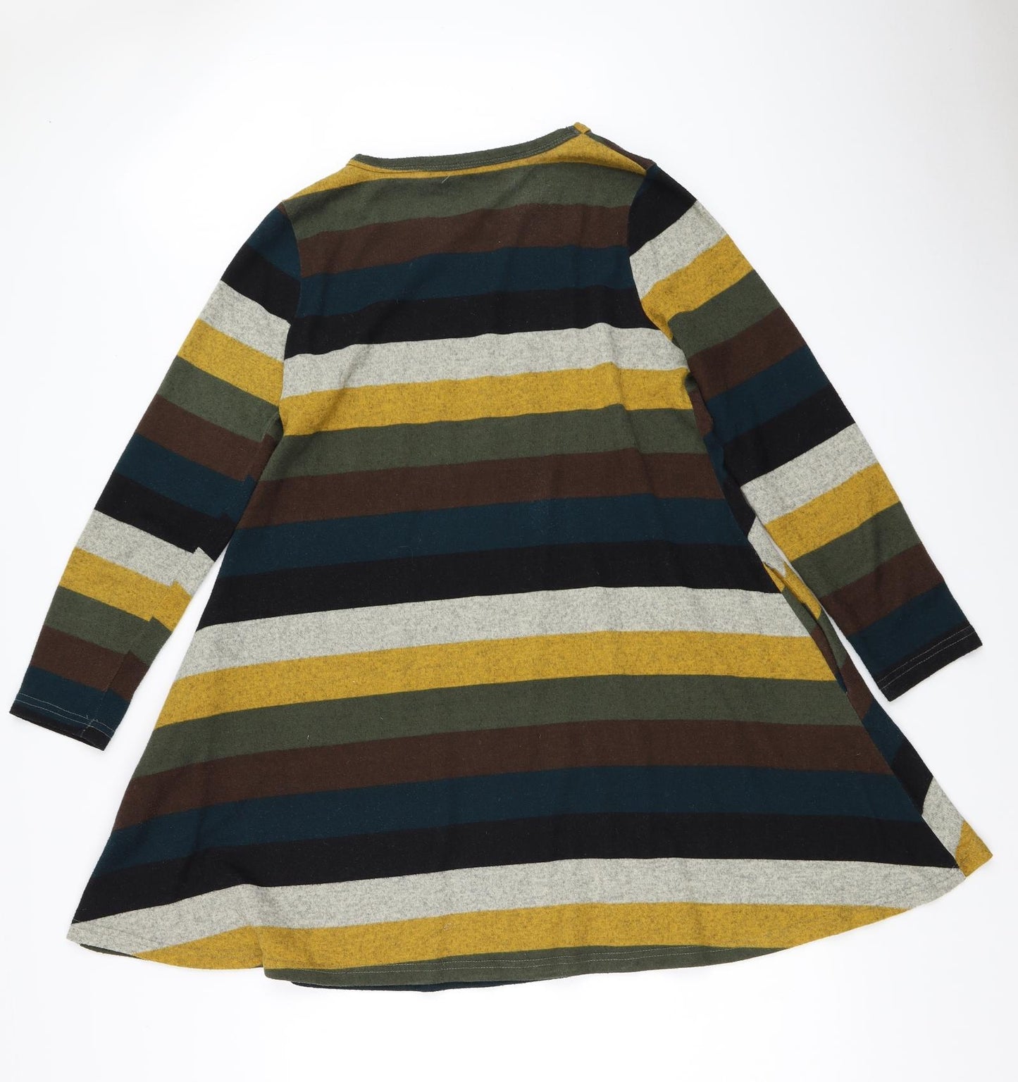 Apricot Womens Multicoloured Striped  Jumper Dress  Size 12