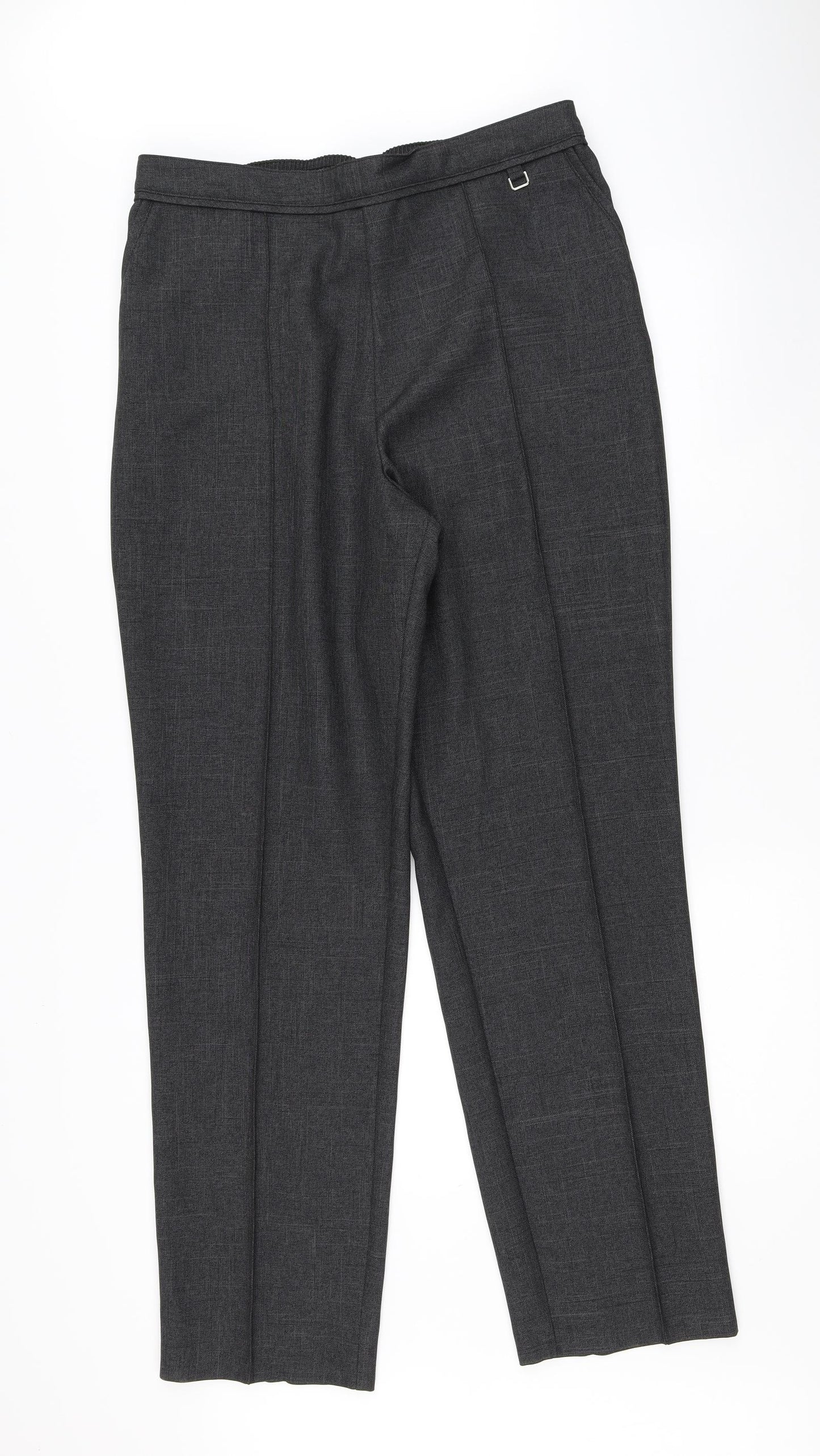 Marks and Spencer Womens Green   Trousers  Size 14 L31 in